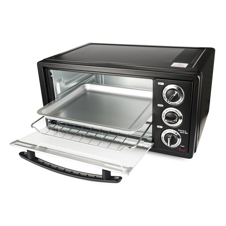 Black + Decker 6-Slice Stainless Steel/Black Convection Countertop