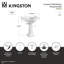 Lavabo sur pied en céramique Kingston-46046374