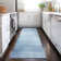 Machine Washable Indoor/Outdoor Christain ACN1244 Blue Rug