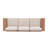 3-seat Outdoor Patio Sofa With Cushions