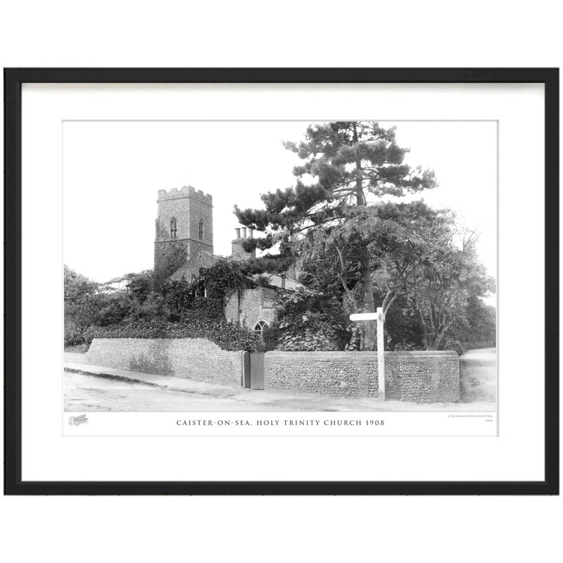 Caister-on-Sea, Holy Trinity Church 1908 by Francis Frith - Single Picture Frame Print, 28cm H x 36cm W x 2.3cm D