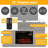 23'' W Electric Fireplace with 4760 BTU