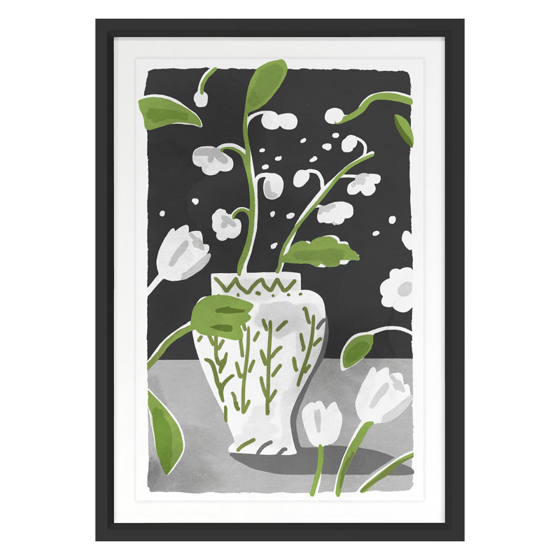 Peterloon Tall Print by Dana Gibson, Black, 24" H x 17" W x 1.25" D