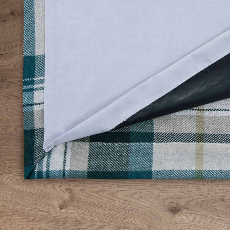Gulley Blackout Curtain Pair, Green, 114 W x 229 D cm