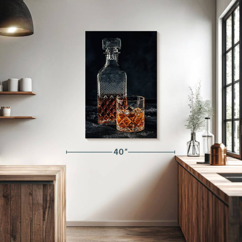 Verre à whisky et décanteur Yarlin, H 39 po x l 26 po