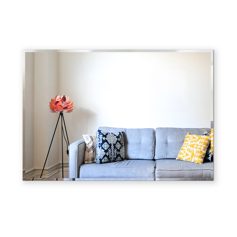 Trelon Flat Wall Mirror, 20" H x 30" W