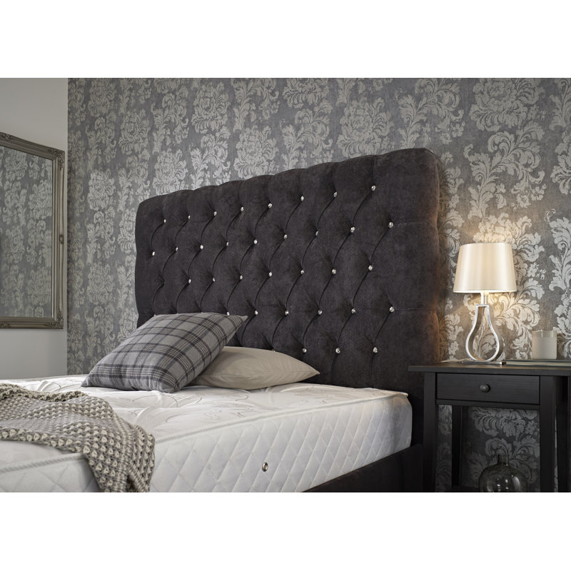 Leonidas Upholstered Bed, Double (4'6)