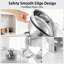 Ensemble de 2 buffets ronds en argent 5 pte avec couvercle en verre-1541931820