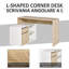Donette L-Shaped Desk