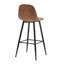 Blakesburg Upholstered Counter Stool with Metal Frame-868600543
