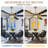 Landria 65" Tiffany Dimmable Crystal Ceiling Fan with LED Light and Remote-250624120