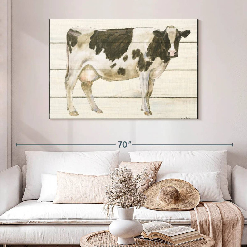 Brampt Country Cow I, H 32 po x l 48 po