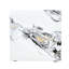 Table basse de 15,36 pouces, blanche, design complexe, instructions d'assemblage incluses Table moderne de 15,36 pouces fonctionnelle et élégante avec outils-1507495761
