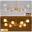  Lustre moderne Spoutnik 9 lumières avec abat-jour en cristal pour salle à manger ou salon-1652666099