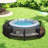 Spa Surround Spa Frame Patio Rattan Sofa Set With Storage Spaces, Washable Cushions-247865296