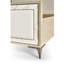 Water Linen Solid Wood Bed