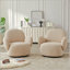 Chaise d'appoint pour le salon avec fonction pivotante-1571513100