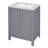 24 - Inch Transitional Style Bathroom Vanity With Ample Storage, Soft Close Hinges, And Exquisite Painting Craftsmanship 24" Gray Double Layer Door Shelf, Easy Assembly For Quick Setup-222222618
