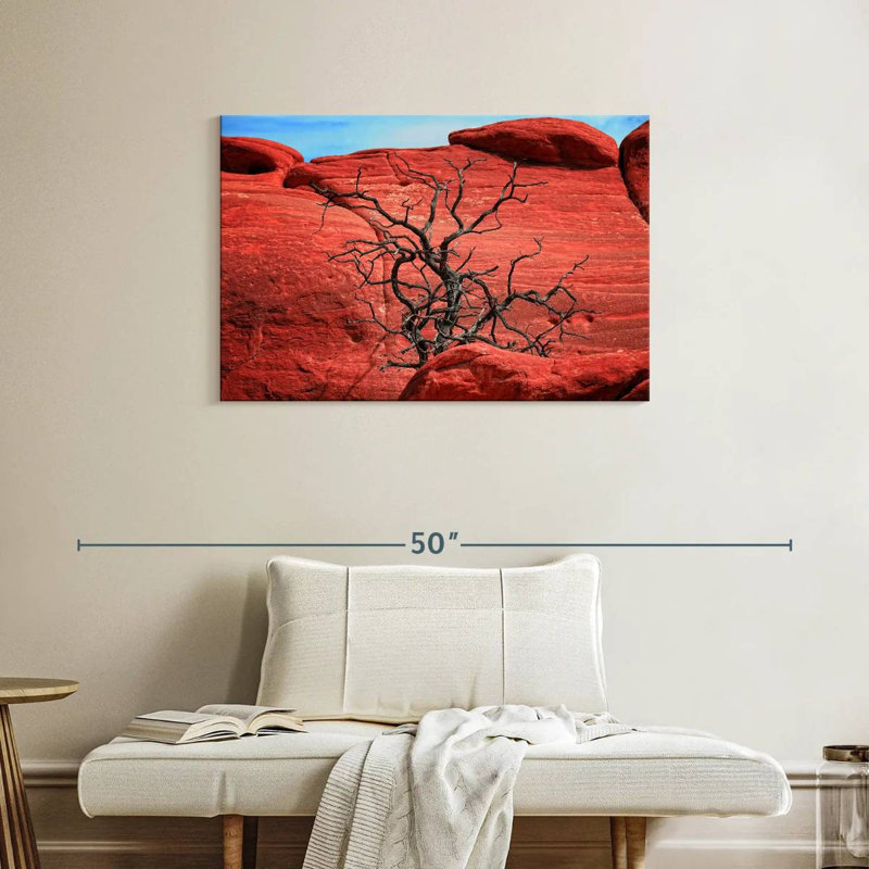 Arbre mort Harnek par Red Rocks, H 24 po x l 36 po