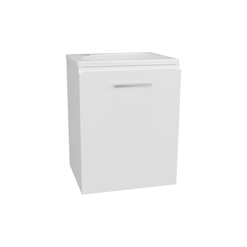 Meuble-lavabo 1 porte, Blanc