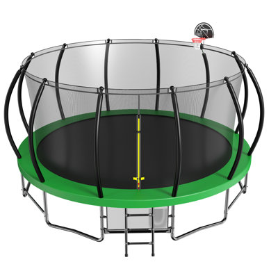 Structure de base trampoline spacieuse, coussin de sécurité pour enfant