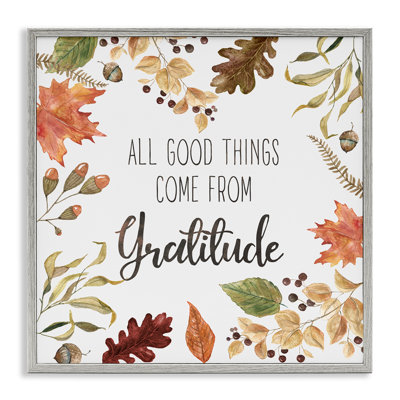 All Good Things Graditude Giclee Art by Livi Finn