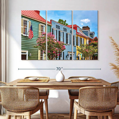 Sébbie, maisons colorées de Charleston