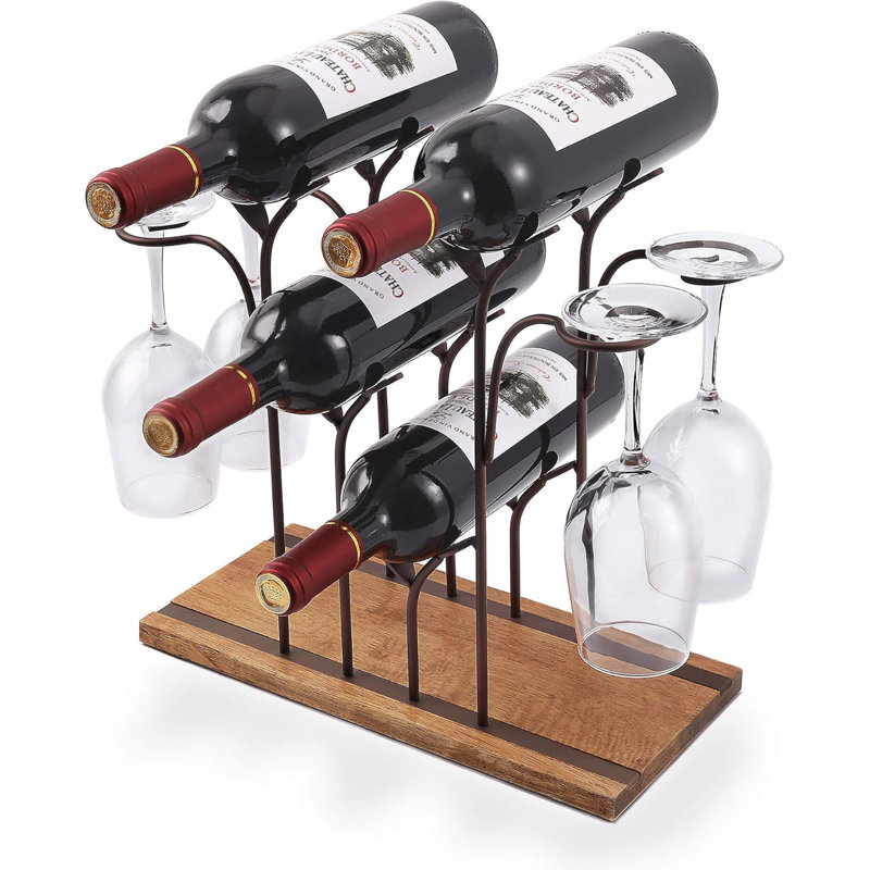 Desktop Wooden Wine Rack