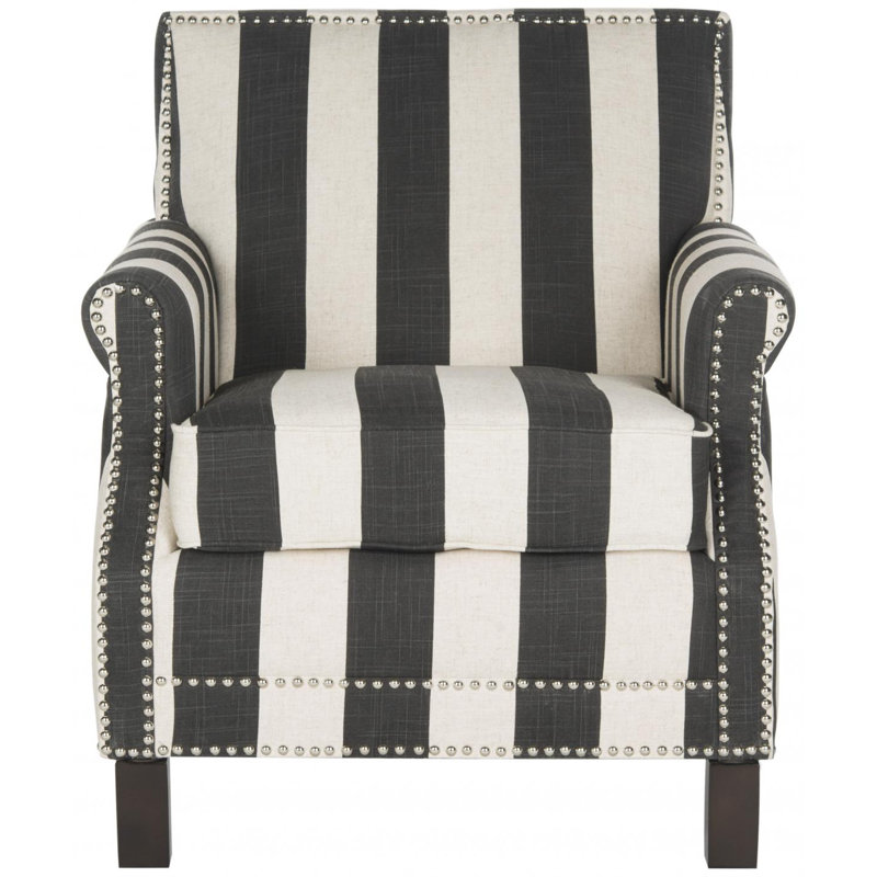 Fauteuil Easton, 100% polyester noir