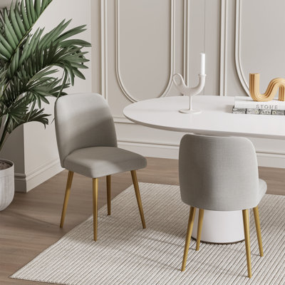 Lariel Dining Chairs with Metal Legs