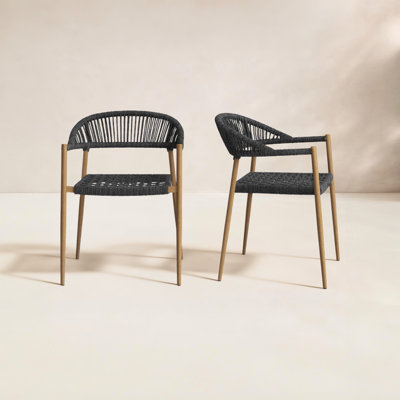 Oniel Outdoor Dining Armchair (Set of 2)