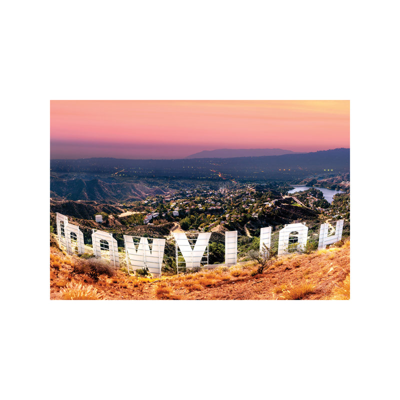 Hollywood Sign - Wrapped Canvas Print, 101.6 cm H x 66.04 cm W x 3.175 cm D