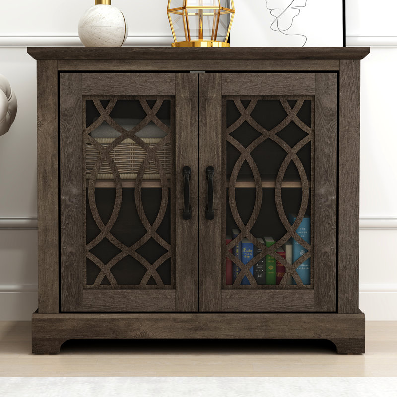 Allivia Accent Cabinet, Dark Dusty Oak