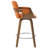 Modern Upholstered Swivel Counter Height Bar Stool-1895730474