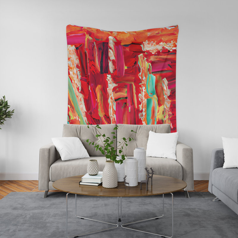 Tapisserie murale, H 88 po x l 104 po