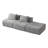 Extra-large Three-seater Chenille Fabric Compression Sofa-735171454