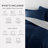 7-Piece Reversible Bedding Bundle - Solid Comforter and Patterned Sheet Set-99311803-99311810