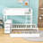 Bunk Bed With Twin Trundle, USB Outlets And Storage Drawers,Shelves-458214746-458214740