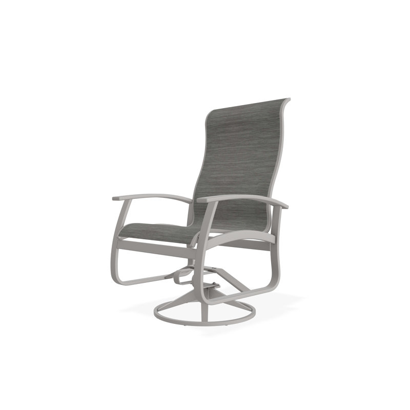 Belle Isle Outdoor Dining Chair, Sicily, Warm Gray