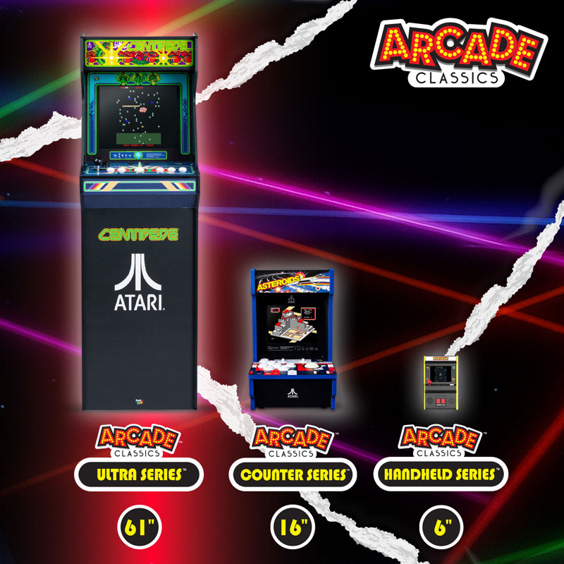 Arcade Classics Atari Ultra Series Arcade Game Cabinet with 17" Screen