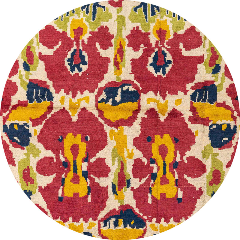 Tapis abstrait moderne 4558, Rond 6 pi