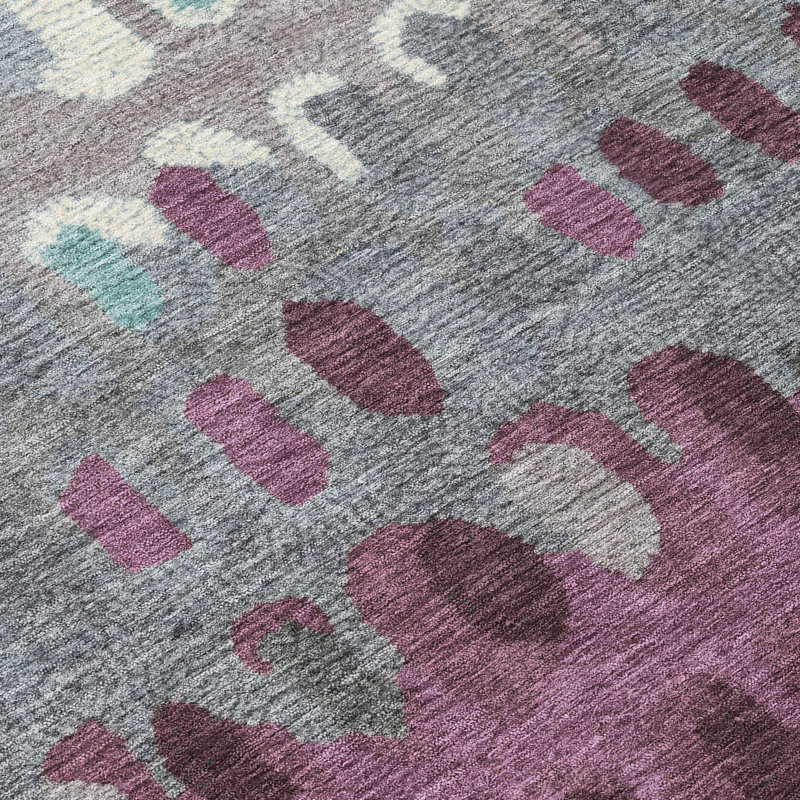 Machine Washable Indoor/Outdoor Chantille ACN2529 Geometric Rug, Teal, Rectangle 9' x 12'