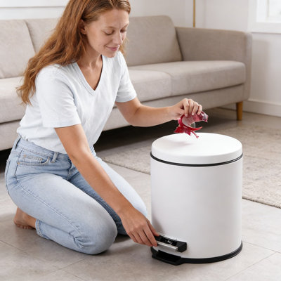 Sacs à ordures compatibles, sacs à ordures à cordon de 200 points pour canettes de 13 à 17 gallons, grandes doublures de cuisine résistantes à la déchirure de 1,2 mil