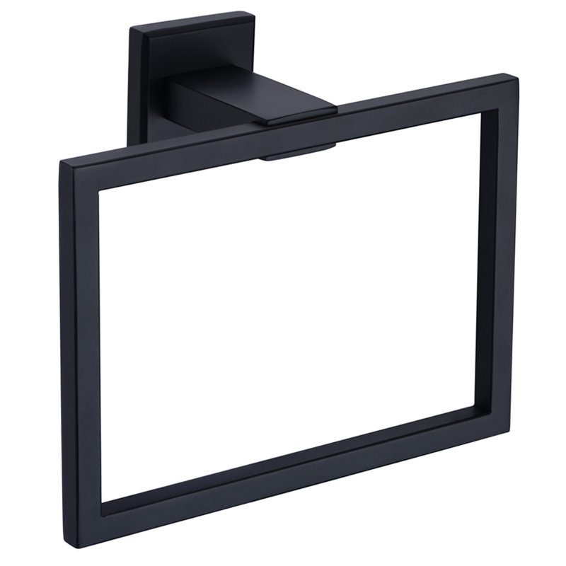 Towel Ring, Matte Black