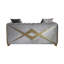Causeuse en argent de style moderne Velencia-1791895335