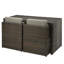 Ensemble bistro Damonei rectangulaire pour 2 personnes de 25 po de long avec coussins