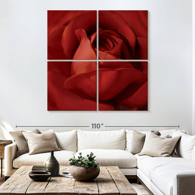 Harnek Sincere Red, 74" H x 74" W