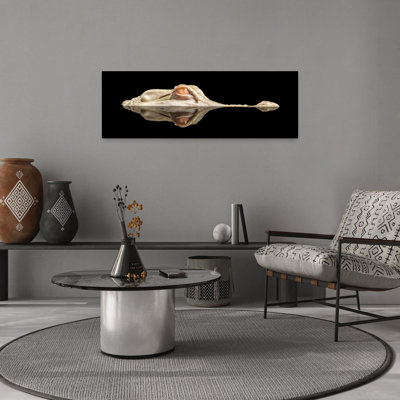 «Ghost Alligator Eye», art mural crocodile contemporain