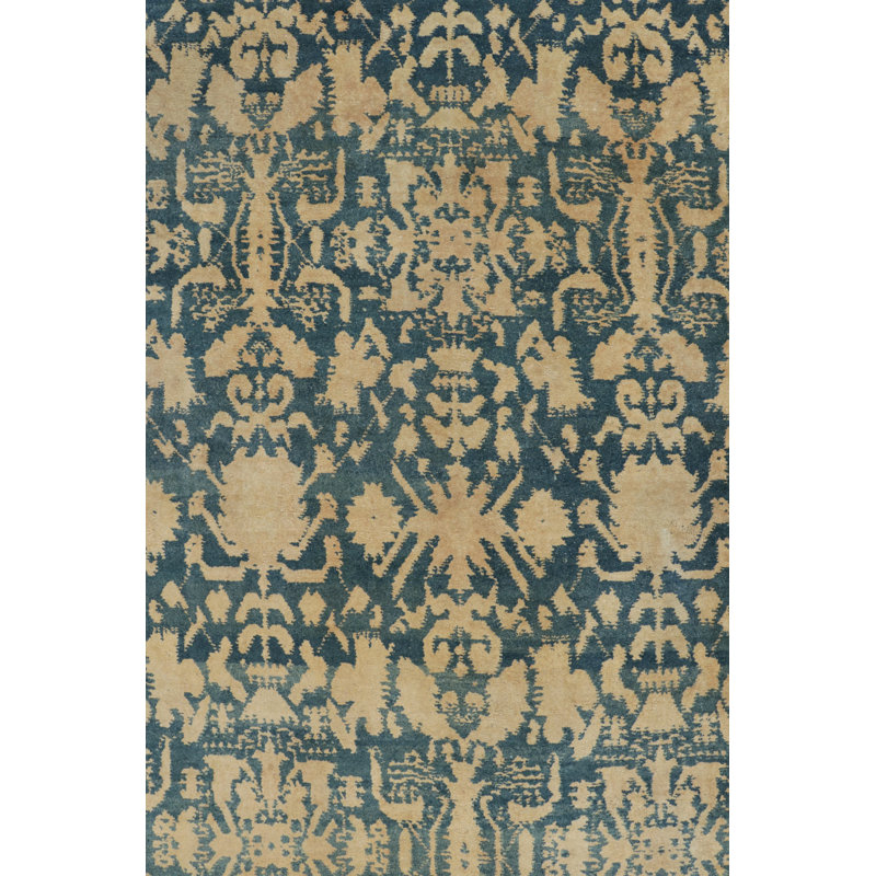 One-of-a-Kind 12'6" x 13'2" Hand Knotted Area Rug