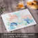 CounterArt Seaside Tempered Glass Cutting Board